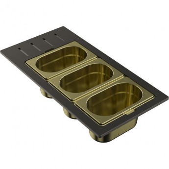 Контейнер OMOIKIRI DC-02-3 LG светлое золото